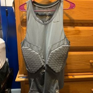 Men’s Nike pro combat padded compression shirt.